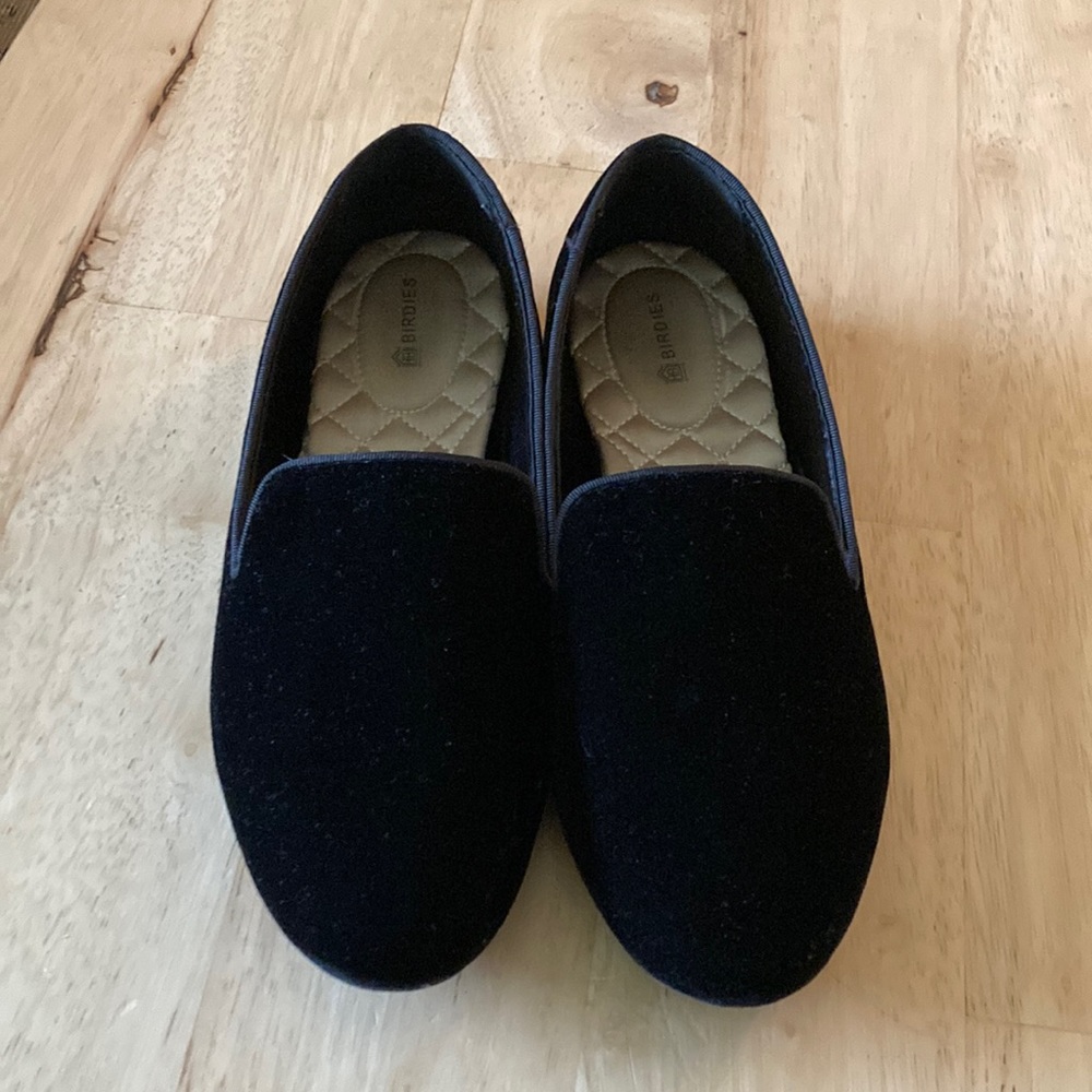 Birdies The Starling in Black Velvet Size 7.5